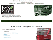 Tablet Screenshot of bsswaste.com